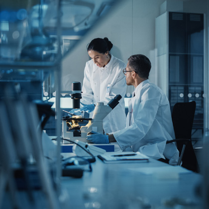 Researchers and staff members image